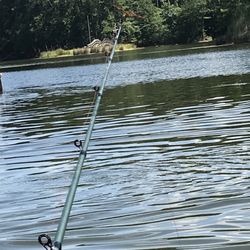 Forest Glen Camps & Retreats - I went fishing while I canoed. I didn't catch any fish, but it was still a great experience.
