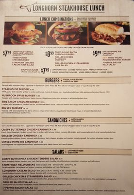 Menu photo 3 LongHorn Steakhouse Manchester, CT
