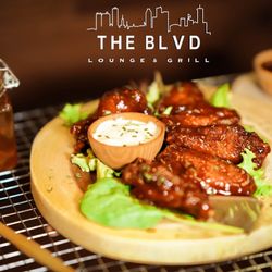 The Blvd Lounge & Grill - Honey BBQ wings
