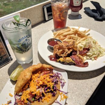 Brigantine - Tacos and bacon burger without the bun - Seafood Near Me - Del Mar, California