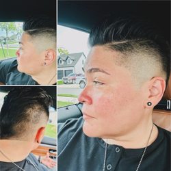 Gentlemens Grooming 101 Barbershop - Carlos worked on my hair in this photo.