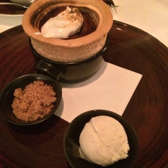 Spago - Black and white soufflé - New American Near Me - Beverly Hills, California