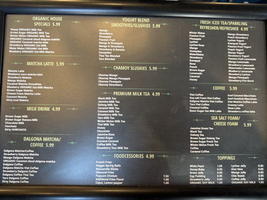 Menu photo 2 The Ice Bar Northridge, CA