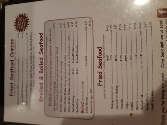 Menu photo 5 Pier 41 Seafood Lumberton, NC Menu photo 5 Pier 41 Seafood Lumberton, NC