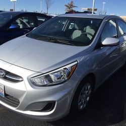 Hertz Rent A Car - Hyundai Accent -- the vehicle I rented.