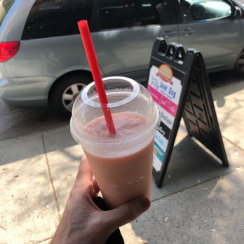 Java Dog Coffee House - Strawberry banana and Colada smoothie - Coffee & Tea Near Me - Wilmington, North Carolina