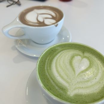 Gratitude Coffee Bar - Green tea latte and a mocha - Coffee & Tea Near Me - Concord, California Gratitude Coffee Bar - Green tea latte and a mocha - Coffee & Tea Near Me - Concord, California