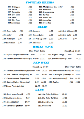 Menu photo 4 HK Sushi Watauga, TX Menu photo 4 HK Sushi Watauga, TX