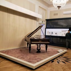 Muzeum Fryderyka Chopina - Chopin's Last Piano at Museum of Fryderyk Chopin in Warsaw