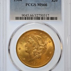 American Gold Exchange - U.S. Liberty $20 PCGS MS-66