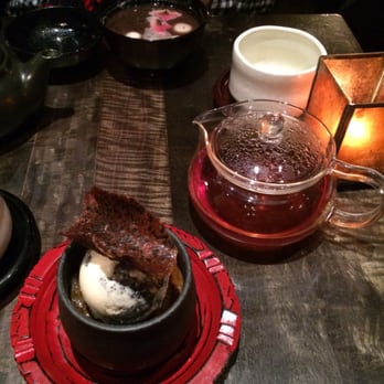 Cha-An - Crimson chai, black sesame creme brûlée - Japanese Near Me - New York, New York
