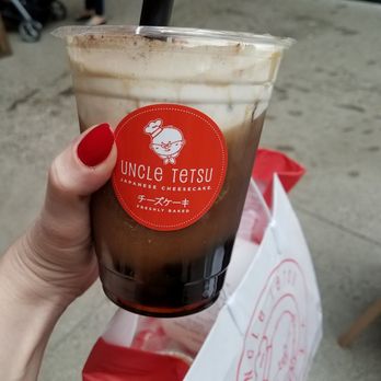 Uncle Tetsu - Salted caramel cream coffee with boba - Japanese Near Me - Arcadia, California