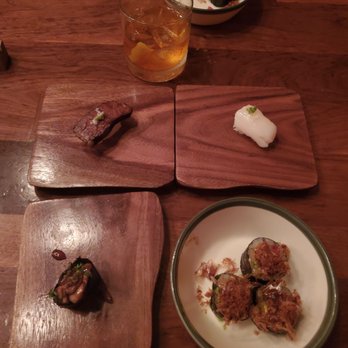Uchi Dallas - 72 hour short rib sushi, dayboat scallop sushi, duck liver sushi, wagyu tartare maki - Japanese Near Me - Dallas, Texas Uchi Dallas - 72 hour short rib sushi, dayboat scallop sushi, duck liver sushi, wagyu tartare maki - Japanese Near Me - Dallas, Texas