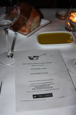 Menu photo 5 Ten Tables Jamaica Plain, MA