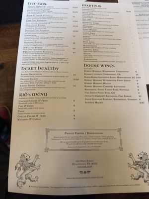 Menu photo 3 Braveheart Highland Pub Hellertown, PA