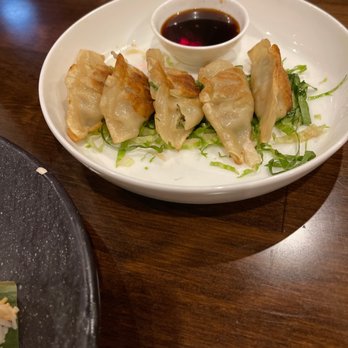 Ginger Bistro - Gyoza minus 1 (ate it before pic) - Sushi Bars Near Me - St. Augustine, Florida