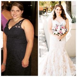 CW Physique - Weight loss transformation for client's wedding.