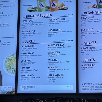 Menu photo 6 JOE & THE JUICE Miami Beach, FL