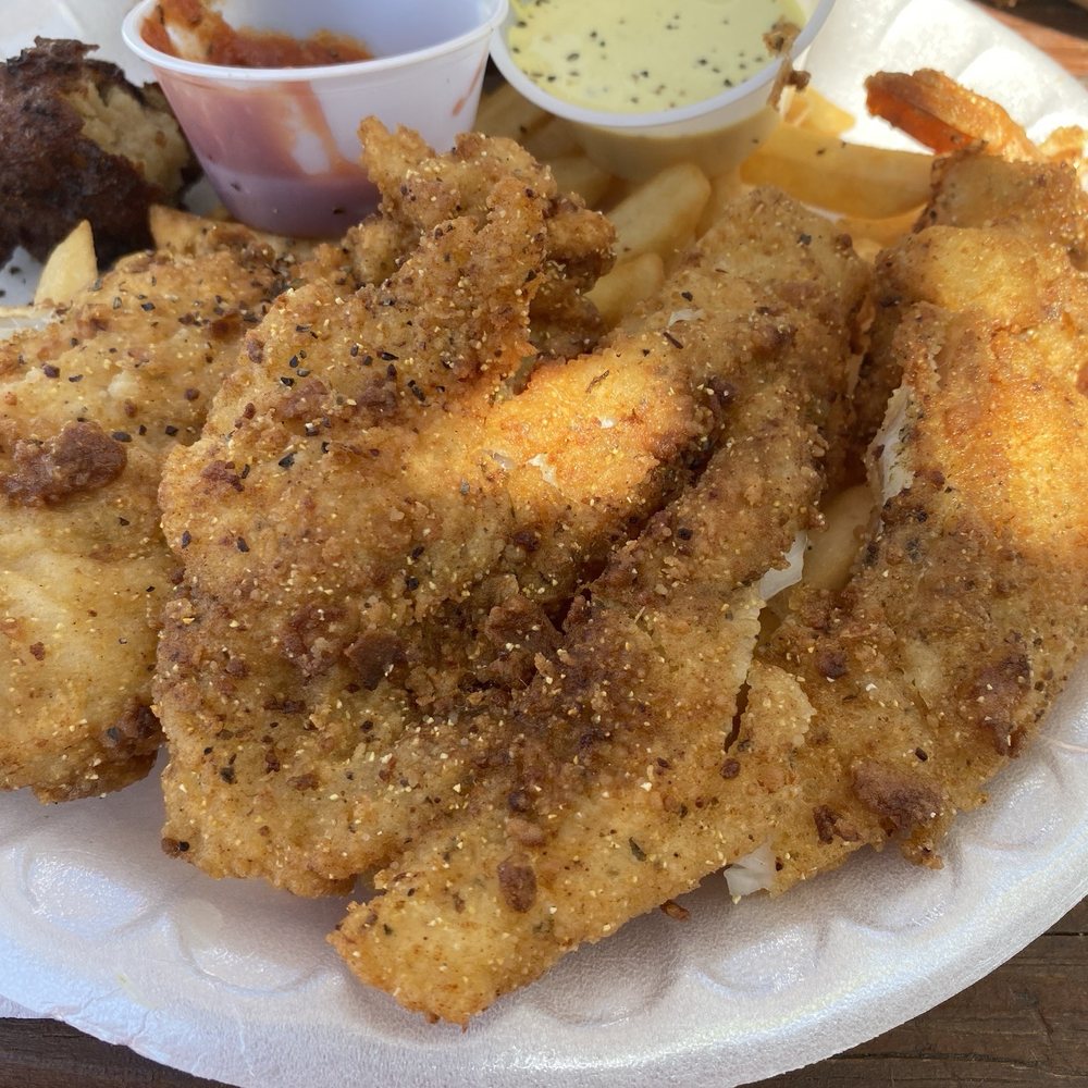 Greasy not a clean fry job Tossed in garbage $35 a plate Greasy not a clean fry job Tossed in garbage $35 a plate