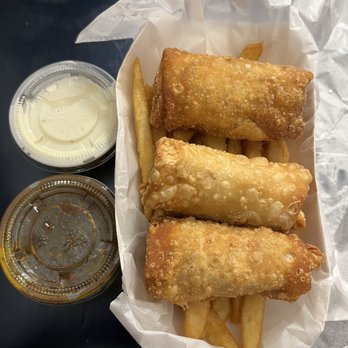 The Wrap Bar - 3 Jerk Rolls w/ fries - Wraps Near Me - Chicago, Illinois The Wrap Bar - 3 Jerk Rolls w/ fries - Wraps Near Me - Chicago, Illinois