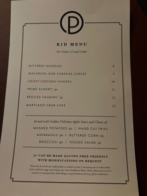 Menu photo 8 Ocean Prime Denver, CO