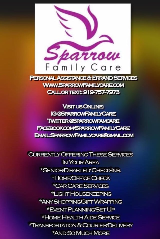 Sparrow Family Care - home care agency in Raleigh, NC
