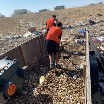 Mikes Demo and Junk Removal Services - Unloading rocks . - Junk Removal & Hauling Near Me