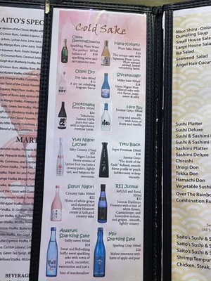 Menu photo 4 Saitos's Japanese Steakhouse Dania Beach, FL Menu photo 4 Saitos's Japanese Steakhouse Dania Beach, FL