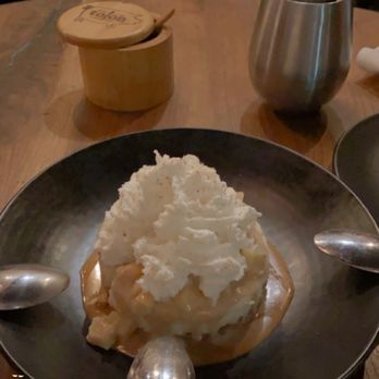 Tolon - Apple cheesecake with pretzel crust - New American Near Me - Fort Wayne, Indiana Tolon - Apple cheesecake with pretzel crust - New American Near Me - Fort Wayne, Indiana