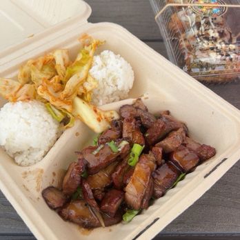 Pineapple Express Kauai - - Teriyaki smoke meat with kimchi (special) - Deep fried spam musubi - Food Trucks Near Me - Kapaa, Hawaii Pineapple Express Kauai - - Teriyaki smoke meat with kimchi (special) - Deep fried spam musubi - Food Trucks Near Me - Kapaa, Hawaii