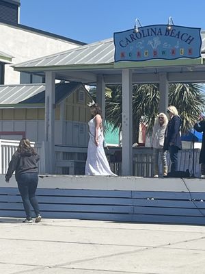 Carolina Beach Boardwalk by null