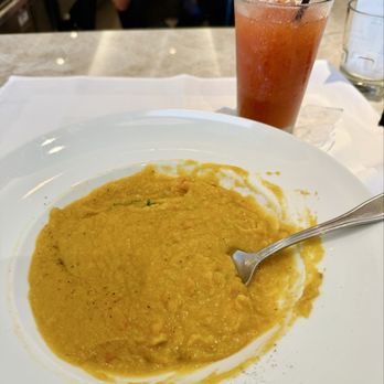 Zov's - Golden Lentil Soup! - Mediterranean Near Me - San Clemente, California