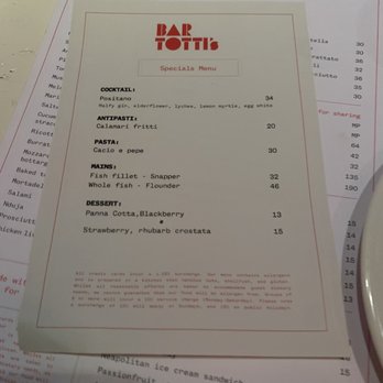 Totti's - Italian Near Me - Bondi, NSW