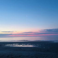 View from balcony Just before sunrise