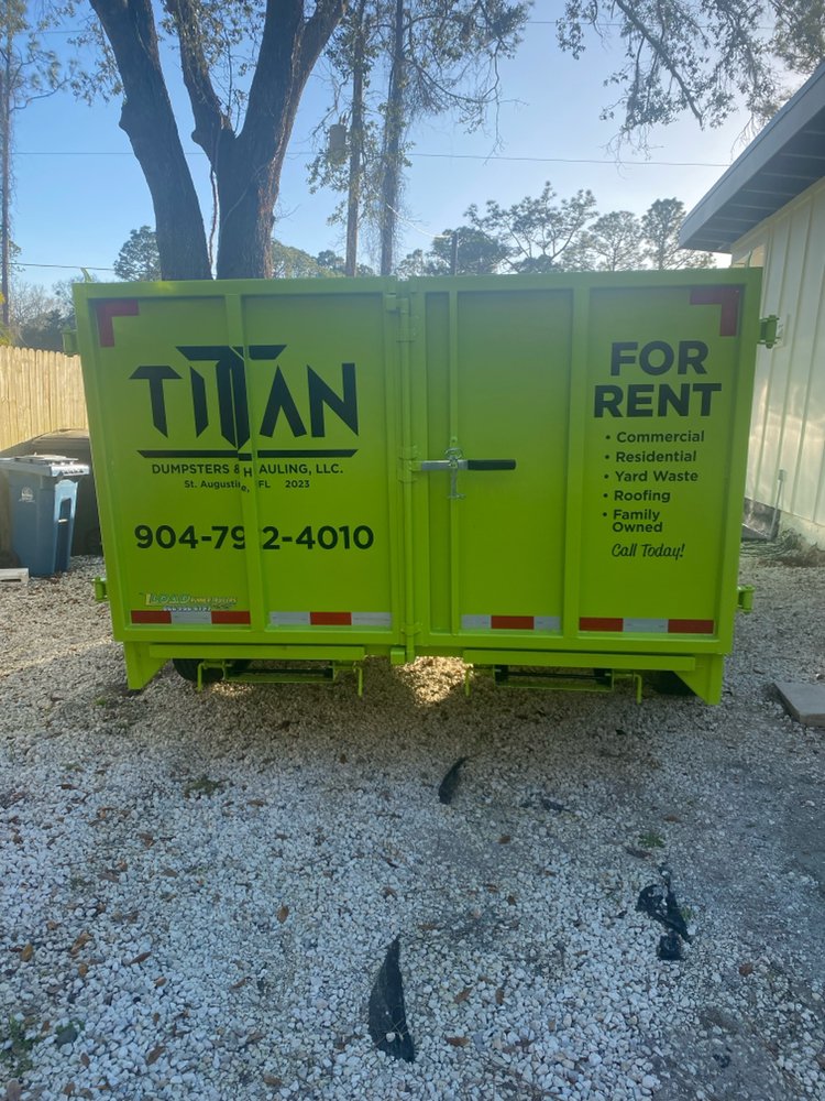 Slide of Titan Dumpsters and Hauling