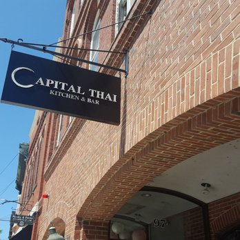 Capital Thai Kitchen and Bar - Sign of the Road - Thai Near Me - Exeter, New Hampshire