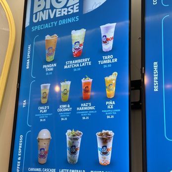 Bigz Boba - Menu - Bubble Tea Near Me - Burlingame, California