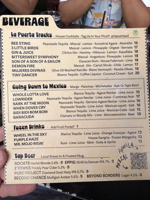 Menu photo 7 La Puerta San Diego, CA Menu photo 7 La Puerta San Diego, CA