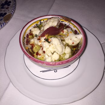 Carbone - Complimentary giardiniera aka pickled cauliflower, carrots, peppers - Italian Near Me - New York, New York