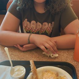 Always rolled tacos for this girl!! Mommy and daughter lunch date. Always rolled tacos for this girl!! Mommy and daughter lunch date.