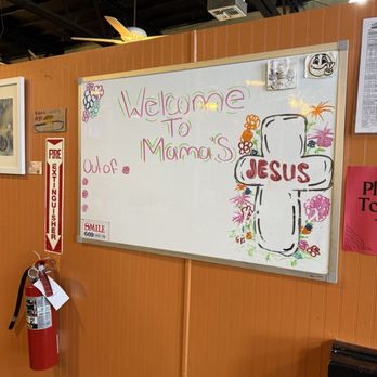 Mama's Restaurant - Welcome board inside - American Near Me - Tyler, Texas Mama's Restaurant - Welcome board inside - American Near Me - Tyler, Texas