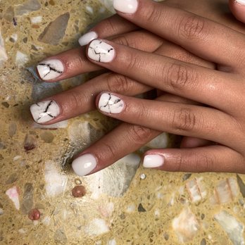 Q Nails & Spa - Marble design - Nail Salons Near Me - Union Gap, Washington