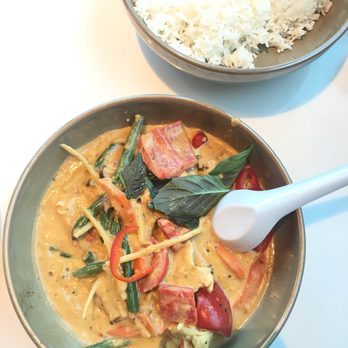P.F. Chang's - Chicken curry served with rice. SO GOOD!! Food stayed hot throughout the whole meal and had a kick but was not too spicy. - Chinese Near Me - Lancaster, Pennsylvania
