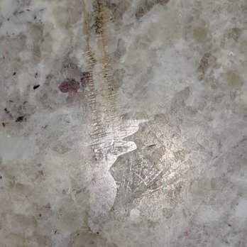 Ware House Interiors Inc - See for yourself the epoxy repair and poor polish work. Poor workmanship! - Countertop Installation Near Me - Orangevale, California
