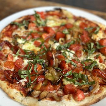 Base Camp Pizza - Veggie pizza had so many great flavors - Pizza Near Me - South Lake Tahoe, California Base Camp Pizza - Veggie pizza had so many great flavors - Pizza Near Me - South Lake Tahoe, California