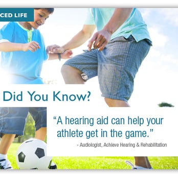 Achieve Hearing & Rehabilitation - Hearing Aids for Athletes - Audiologist Near Me - Plano, Texas Achieve Hearing & Rehabilitation - Hearing Aids for Athletes - Audiologist Near Me - Plano, Texas
