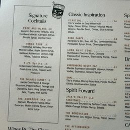 Signature Drinks Menu - USAFA references Signature Drinks Menu - USAFA references