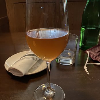 Glorietta Trattoria - Glass of Orange Wine - Italian Near Me - Jackson, Wyoming Glorietta Trattoria - Glass of Orange Wine - Italian Near Me - Jackson, Wyoming