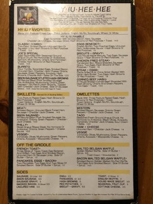 Menu photo 6 JP's Hy Iu Hee Hee Gig Harbor, WA