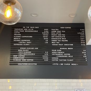 Waterbean Coffee - Menu - updated 2025 - Coffee & Tea Near Me - Winston-Salem, North Carolina Waterbean Coffee - Menu - updated 2025 - Coffee & Tea Near Me - Winston-Salem, North Carolina
